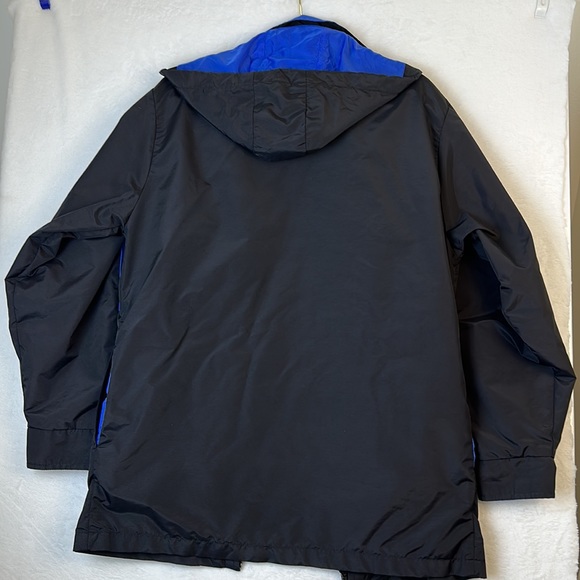 Ford /UAW Windbreaker Hooded Blue Black Size Medium - Picture 11 of 12